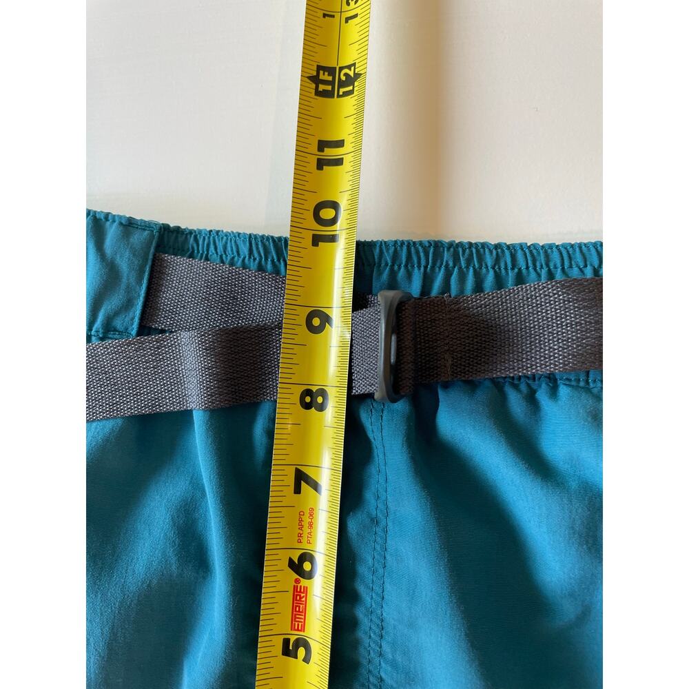 The North Face Class V Belted Shorts 8" Sz M Teal Pockets Swim Hiking Outdoors - Picture 11 of 12